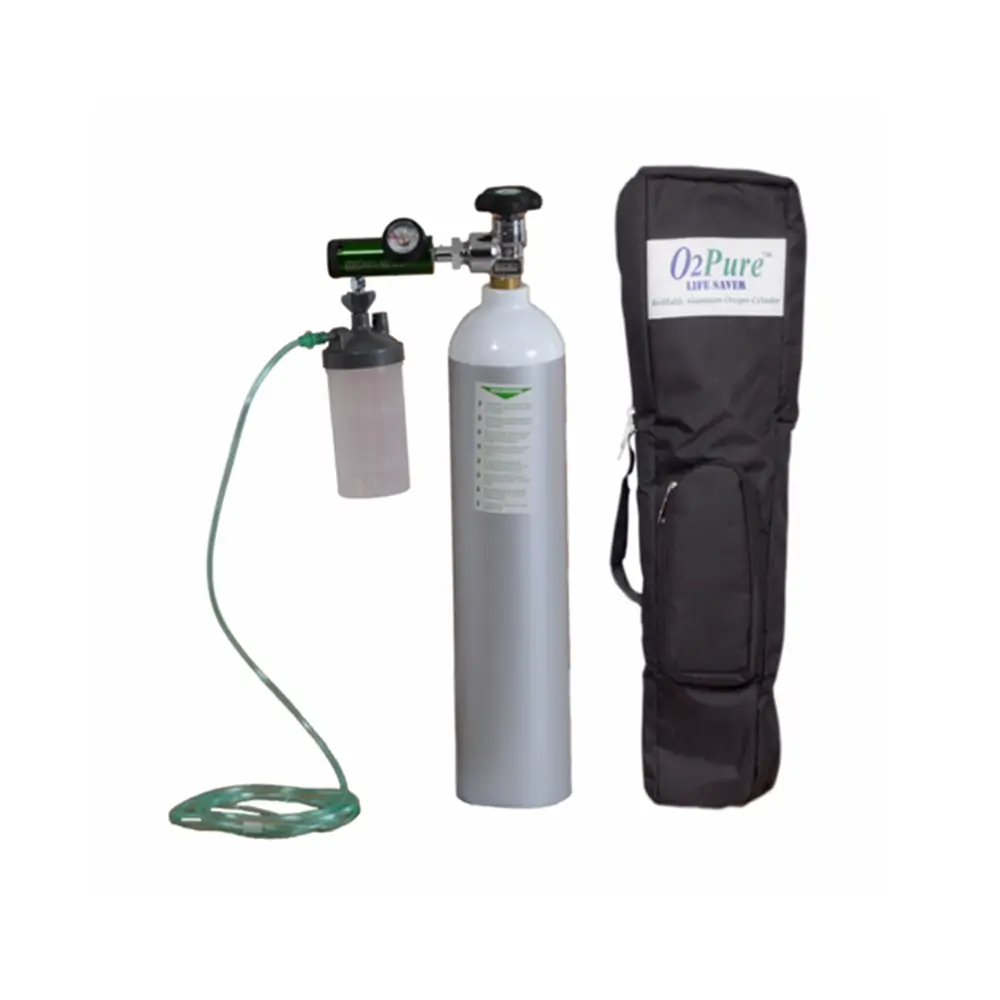 4.5 Litre Aluminium Oxygen Cylinder 4.5 Litre Aluminium Oxygen Cylinder on Rent - Image 1